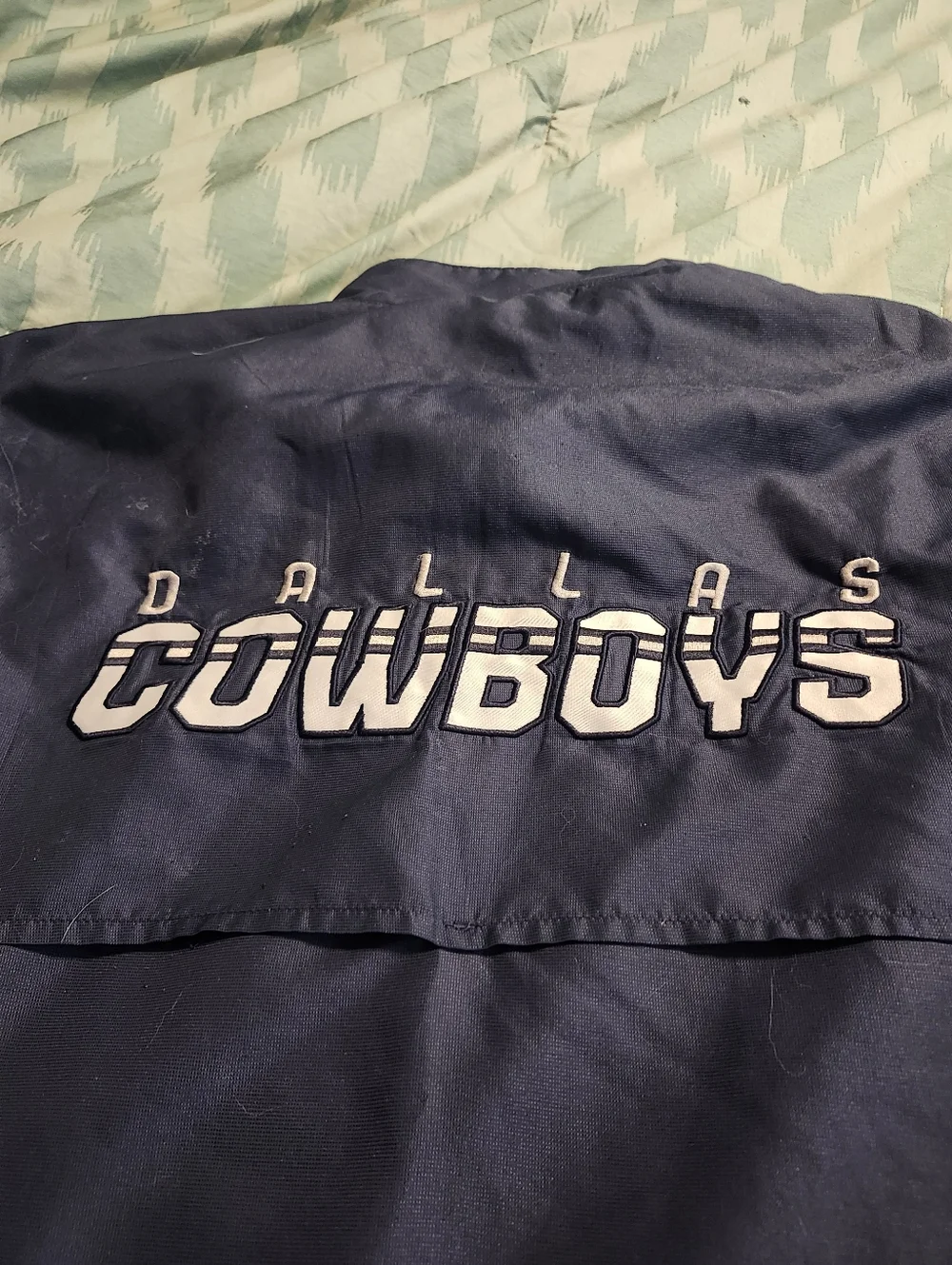Vintage Dallas Cowboys Reebok Onfield  Pullover Windbreaker Jacket Men's Size XL - Picture 11 of 12